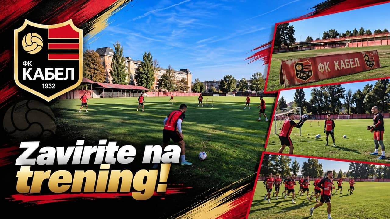 Zavirite na trening FK Kabel: Pun gas pred derbi sa Jedinstvom