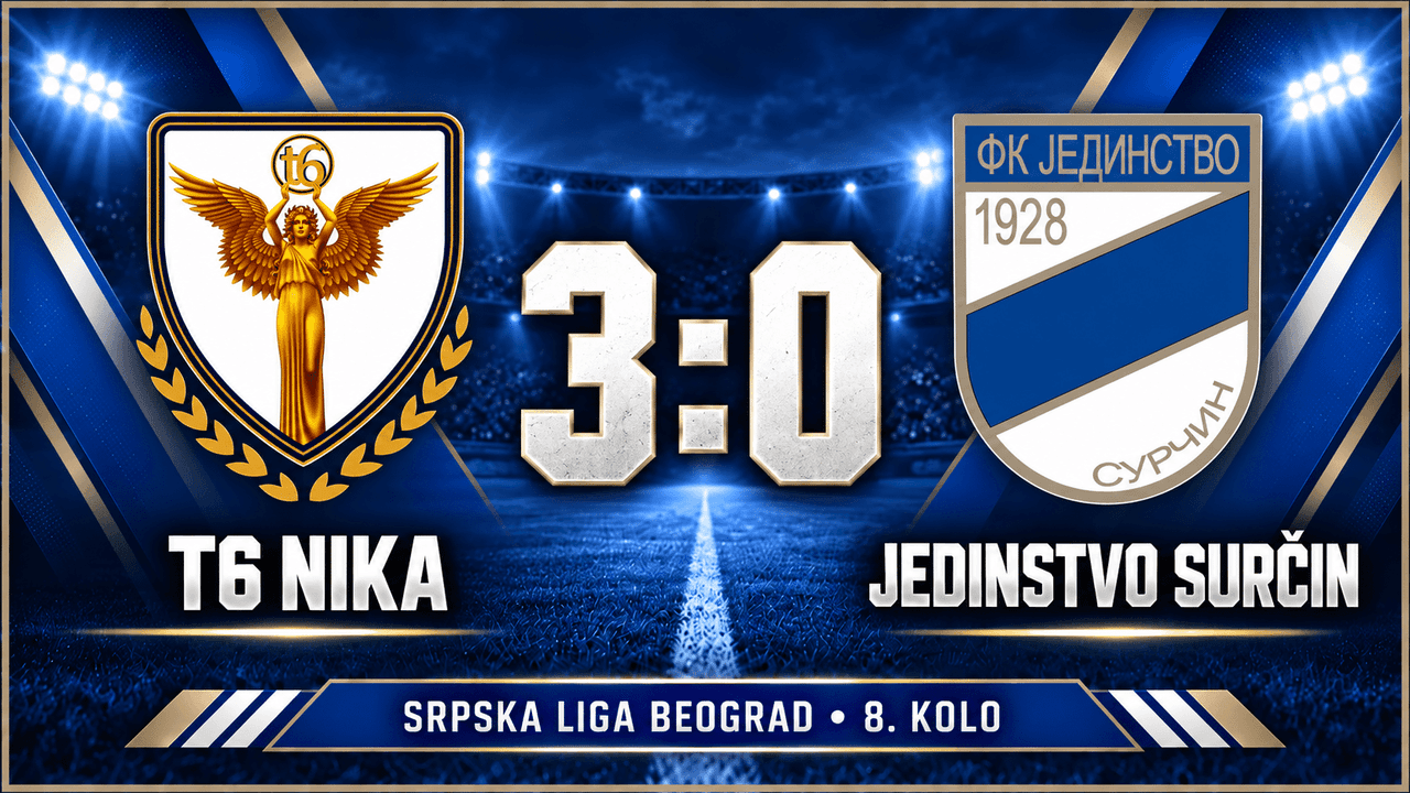 Jedinstvo bez bodova na gostovanju kod T6 Nike