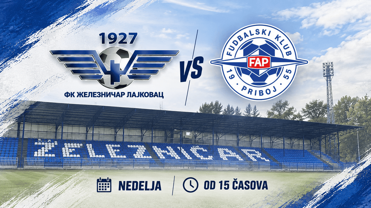 FAP putuje u Lajkovac po nove bodove: Derbi protiv Železničara za nastavak borbe u vrhu!